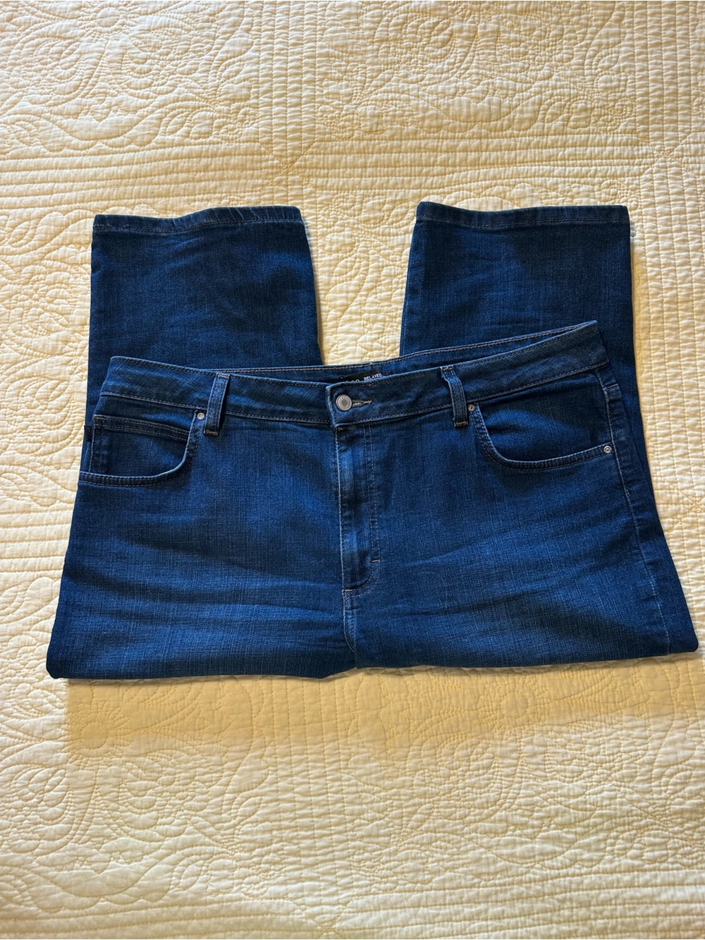 Women’s Lee Straight Leg Dark Blue Capri